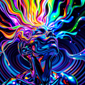 Figure with Chrome Skin