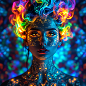Glowing Paisleys